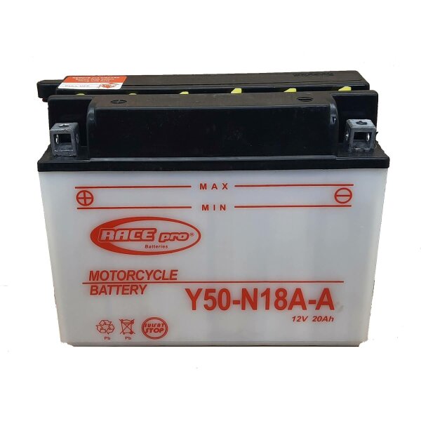NIELSEN Race PRO Batterie Dry Charged (ohne Batteries&auml;ure) 12V/20Ah (Y50-N18A-A)
