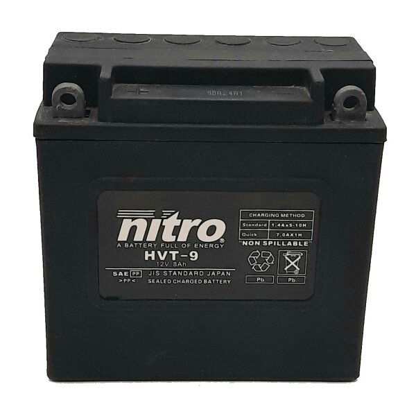 NITRO HVT-Batterie passend f&uuml;r SUZUKI GT380 Sebring Bj 72-77