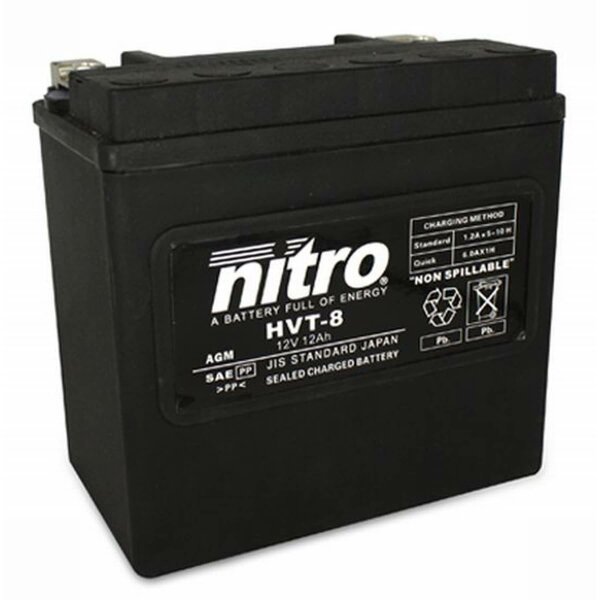 NITRO HVT-Batterie passend f&uuml;r SUZUKI LT-A400 Eiger 2WD, F Eiger 4WD Bj 02-07