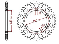 Kettenrad für Suzuki RM 65   428 Umrüstkit auf stärkere Kettenteilung Zähnezahl 47