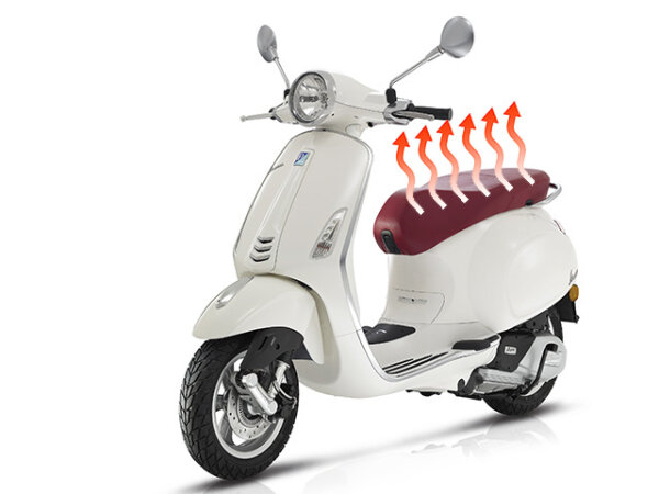 Sitzheizung Carbon Vespa Piaggio Roller