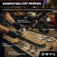 Kettensatz X-Ring für Kymco KXR, Maxxer, MXU 250 300 14/38 Zähne
