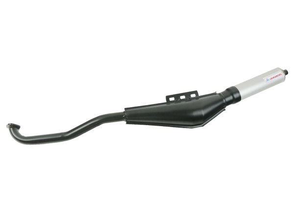 Auspuff für Puch Maxi schwarz / alu