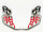 Nerfbar Yamaha Raptor YFM 350 R rot
