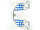 Nerfbar Kawasaki KFX 700 blau