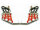 Nerfbar Kawasaki KFX 700 rot