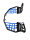Nerfbar Kawasaki KFX 700 blau