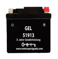 Batterie Gel YB3L-A f&uuml;r Honda MCX 80 S / MTX 80 RS R2