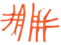 Nerfbar Netz orange Shineray 250 STXE