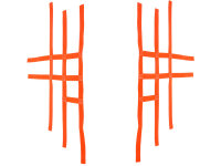 Nerfbar Netz orange Shineray 250 STXE