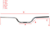 Lenker für Zündapp GTS C 50 KS 517 KS 50 Typ 530 KKR Mokick Moped