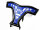 Front Bumper Barossa Quaderback Skywalker Silverhawk 250 / 300 blau