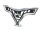 Front Bumper Kawasaki KFX 700 silber schwarz