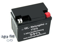 Batterie YTZ7S Gel Gas Gas EC 250 / E / FSE / (E) Racing / F 4T (Racing / Cami) / Six Days