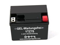 Batterie YTZ7S Gel HM-Moto CRE B 125 RR 2T / F 125 X (RR) 4T Baja / Six Competition