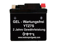 Batterie YTZ7S Gel Husaberg FS 450 E Supermoto / C Supermoto