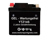 Batterie YTZ14S Gel Honda VT 750 / Black Widow/ Shadow / Black Spirit