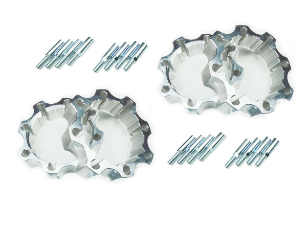 Spurverbreiterungen Everest 500 / 600 35 / 45 mm Komplettset x4 vorne und hinten