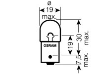 Glühbirne Blinkerbirne 12V 10W orange BAU15S