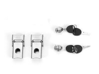 Schlosssatz x2 für Koffer Tourenkoffer Seitenkoffer Aluminium
