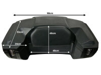 Box Koffer Quad ATV Cargo 8030 Quadkoffer groß für 3 Helme