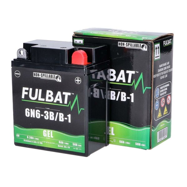 Batterie Gel Motorrad 6N6-3B-1 Yamaha DT MX 125 175 250 400 / XT 250 500