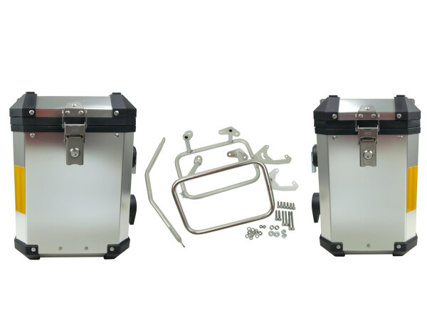 Koffer Alu Suzuki DL 650 V-Strom 45+38Liter Satz 2012-2016