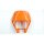 CEMOTO Lampenmaske passend f&uuml;r HUSABERG alle FS Modelle Bj 00- orange