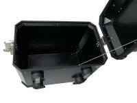 Koffer Satz schwarz Alu Honda CRF 1000 L 45+38Liter schwarz bis 2017