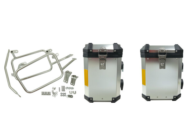 Koffer Satz für BMW R1250 GS / Adventure Aluminium 45 + 38 Liter
