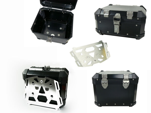 Topcase 22Liter + Adapterplatte + Schloss für BMW F800/700/650 GS Twin