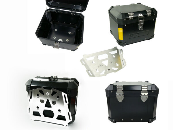 Topcase 33Liter + Adapterplatte + Schloss für BMW F800/700/650 GS Twin
