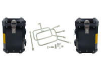 Koffersystem f&uuml;r Yamaha XT 660 Z Tenere Edelstahltr&auml;ger 2x 45Liter Aluminiumkoffer