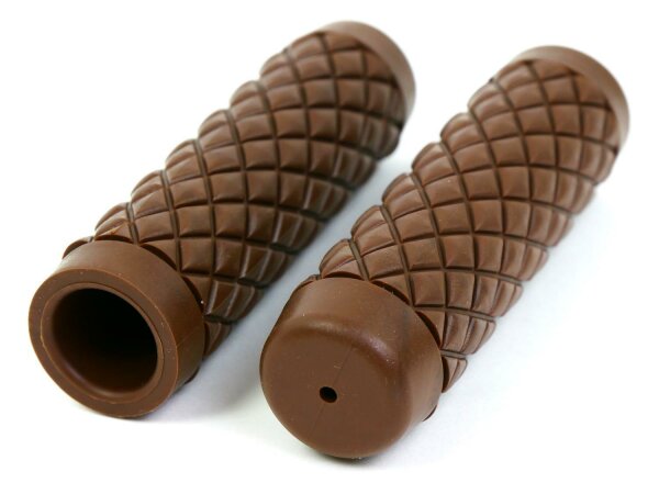 Griffgummi Retro Motorrad Vintage braun