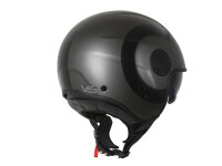 Helm Jet Origine Sierra Round Matt Black-Titanium