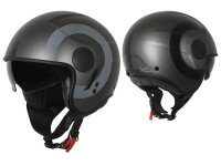 Helm Jet Origine Sierra Round Matt Black-Titanium