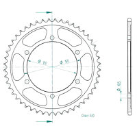 Kettenrad für Yamaha YZF 750 Virago Umrüstkit...
