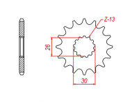 Ritzel Z.17 für Triumph 800 Bonneville 2002-2006