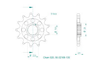 Kettenrad Z.13 für GASGAS 300 EC Replica 2012-2014