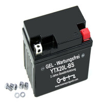 Batterie Gel YTX20HL-BS