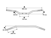 TRW Alu-Lenker medium 28,6 mm schwarz für Offroad