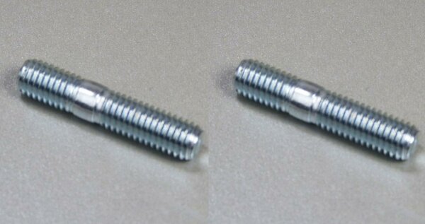Stehbolzen x2 Auspuff am Zylinder M6 für Parmakitzylinder