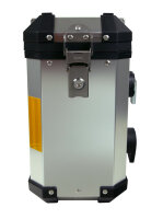 Koffer Alu Suzuki DL 650 V-Strom 45+38Liter Satz 2012-0216  schwarzer Gepäckträger