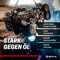 Ölmatte Rasenmäher Traktor Aufsitzrasenmäher zur Aufnahme von Altöl saugstark & dicht