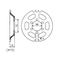 Kettenrad Z.39 Zündapp C 50 Sport/CS 50/CX 25/GTS...