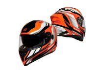 Helm Strada Advanced orange-schwarz mit Sonnenblende