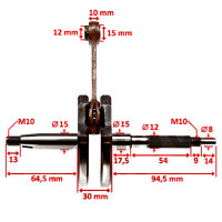 Kurbelwelle für Hercules Sachs K50 RL, K50 Sprint, K50 Ultra, MK1 50, MK2 50