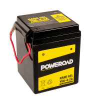 Batterie Gel 6N4-2A-7 für Honda MB MT 50 80 Monkey...