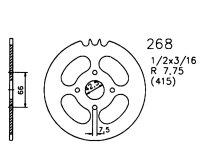 Kettenrad für Hercules Prima 50 5 5NL, 5SL Zähnezahl 33