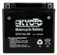 Kyoto Batterie GTX14L-BS SLA AGM 12V/12Ah YTX14L-BS...